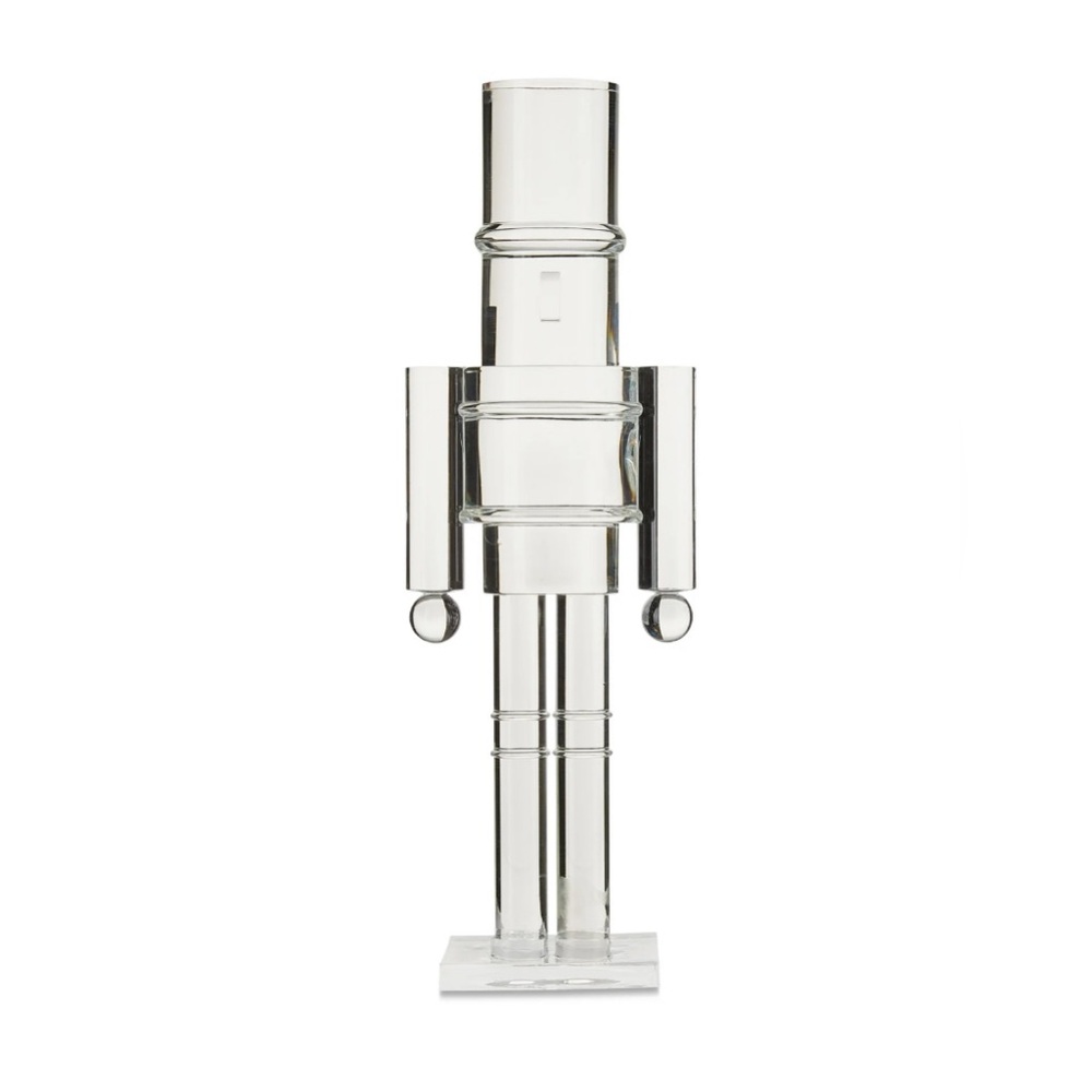 Christmas Clear Acrylic Nutcracker Decoration, 14.5in Holiday Time from walmart - Picture 1 of 5